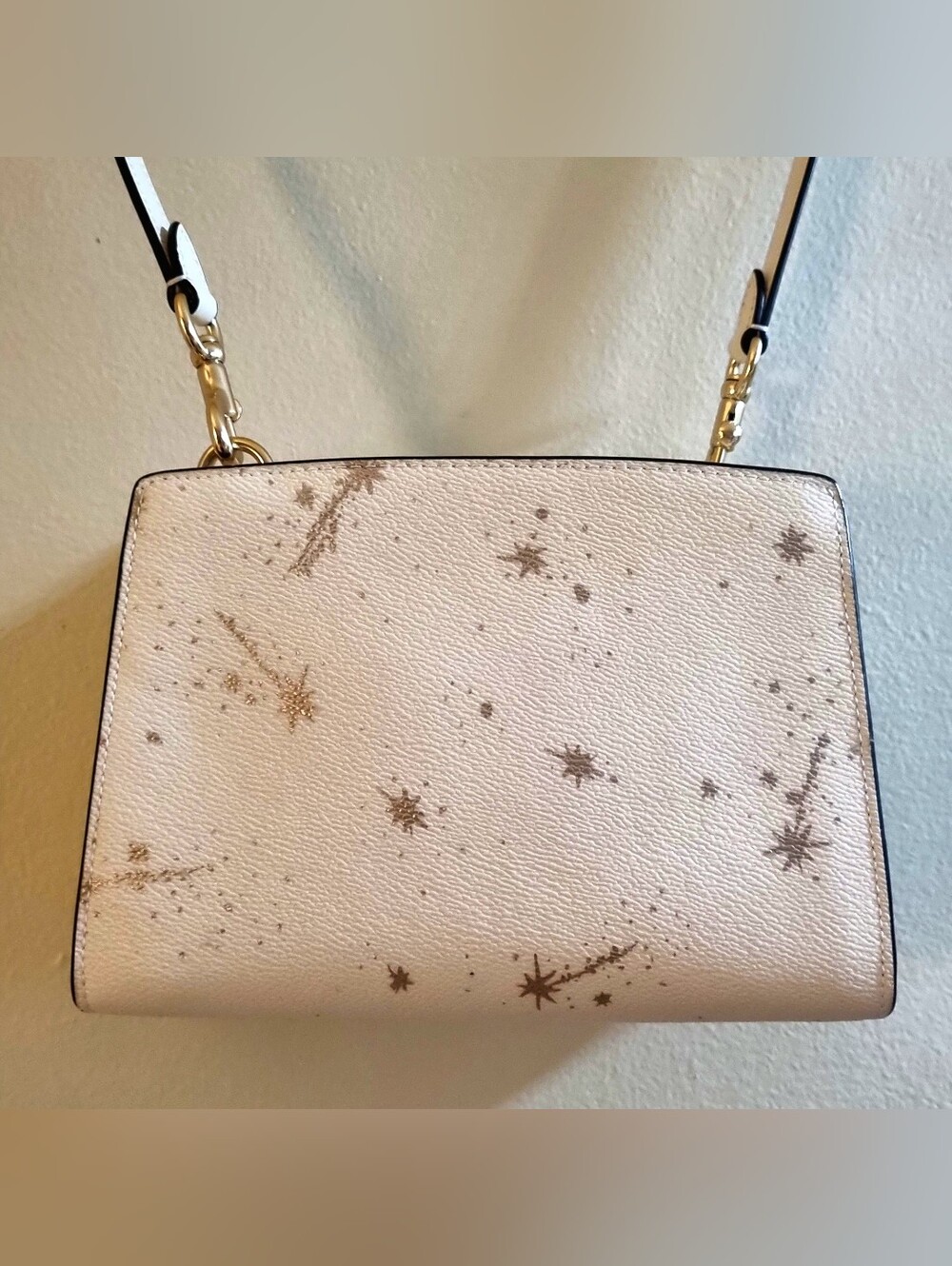 Coach Gia Crossbody Bag With Star Print - Chalk/Gold - Picture 2 of 8